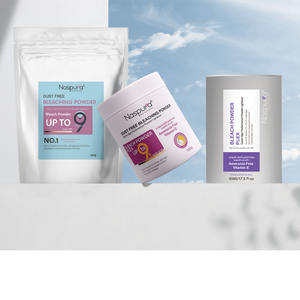 Poudre décolorante professionnelle pour cheveux, bleue, violette, noire, blanche, pour éclaircir les cheveux foncés. - Product Image 1