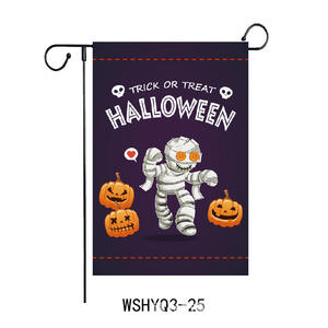 Drapeau de jardin personnalisé en gros d'usine 30*45CM, fanion d'Halloween avec logo personnalisé, articles ménagers - Product Image 2