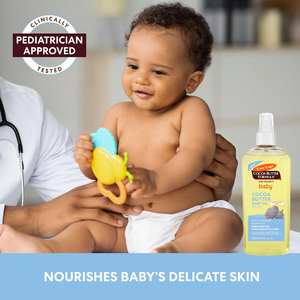 Huile corporelle pour bébé naturelle avec beurre de karité et huile de noix de coco, hydratante et apaisante, soin hydratant de la peau pour bébé, accepte OEM ODM - Product Image 5