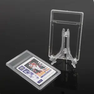 High Quality Clear Baseball Card Holders Transparent Graded Trading Graded Card Slab Card Holders Protector Case