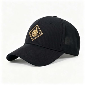 Gorra de Béisbol Ligera Personalizada de Poliéster, Transpirable, con Logotipo de Letras en Malla, para Correr, Deportes y Senderismo - Product Image 1
