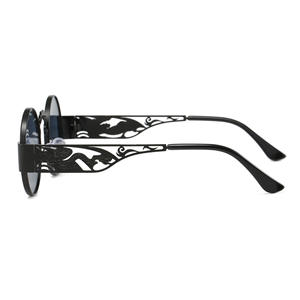 Customizable Hollow Out Temple Dragon <strong>Phoenix</strong> Retro Round Frame Lightweight Metal Punk Sunglasses for <strong>Men</strong> Women Steampunk - Product Image 2