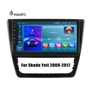 Podofo – Autoradio Android 10.1 pouces avec cadre pour <span class=keywords><strong>Skoda</strong></span> <span class=keywords><strong>Yeti</strong></span> 2009-2017, Autoradio Carplay Android Auto GPS Wifi FM RDS - Product Image 1