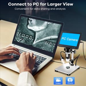 DM9 ステレオ顕微鏡カメラ、1200倍の倍率とLED照明付き、PCB検査とジュエリー修理用 - Product Image 4