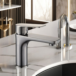 Robinet de lavabo de salle de bain en céramique de conception moderne KAWAL, robinet de lavabo en acier inoxydable 201 - Product Image 2