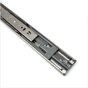 부드러운 닫기 열기 스테인레스 스틸 텔레스코픽 채널 볼 베어링 서랍 슬라이드 레일 가구 캐비닛 용 - Product Image 6