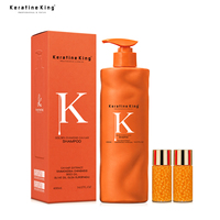 Shampoo au caviar 400 ml, extrait de caviar, kératine hydrolysée, huile d'argan, huile de jojoba, huile d'olive, nourrissant en profondeur, réparation, salon, OEM, vente en gros