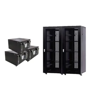 OEM 48 Volt 51.2v 400ah 600ah 800ah Batteries Rack Cabinet LifePO4 Lithium Fer Phosphate Batterie