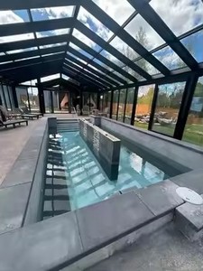 <span class=keywords><strong>Solarium</strong></span> coulissant <span class=keywords><strong>automatique</strong></span> en aluminium rétractable, verrière quatre saisons - Product Image 3