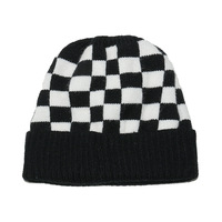 Fabricant de bonnets à carreaux de haute qualité pour pêcheurs Chapeaux unisexes Chapeau d'hiver Bonnets en tricot Service OEM Jacquard Adultes 0911