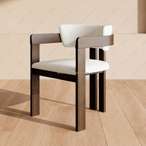 Ferly đơn giản phong cách sang trọng phòng ăn đồ nội thất thiết lập phong cách tếch hình chữ nhật bàn ăn thiết lập với đá cẩm thạch tự nhiên hàng đầu - Product Image 4