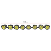 Barres lumineuses LED connectables 42 pouces tout-terrain 7 ou 8 modules pour voiture, camion, SUV, 4x4, ATV, UTV