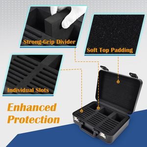 New cao cấp <span class=keywords><strong>Hardshell</strong></span> kinh doanh trường hợp thẻ cho thể thao & Trò chơi thẻ - Product Image 4