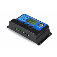 Controlador Solar PWM de Fábrica AIsmartlink, 10A 20A 30A 40A 60A 100A PWM, 12V 24V