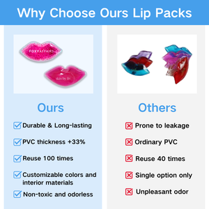 Reusable Lip Hot/Cold Therapy Gel <b>Pack</b> Soft Skin-Friendly Ergonomic Design Pain Relief Multiple Sizes and Shapes Available - Product Image 5