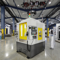 Pusat penggilingan CNC Mini 4 sumbu dengan inti poros untuk Routing ukiran pada kayu PCB cetakan logam akrilik jam tangan perhiasan gigi