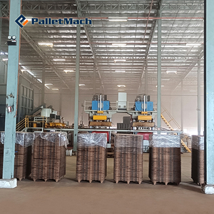 Équipement pour palettes en bois compressé, machine hydraulique pour palettes à vendre - Product Image 4