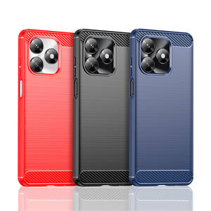 Coque de téléphone en TPU antichoc en fibre de carbone pour Huawei Honor X5C - Product Image 1