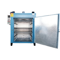 Four de séchage et de durcissement de la résine en acier inoxydable pour l'industrie de la fonderie |   Four de cuisson à chariot pour noyaux de sable et de boue, type piste, 300°C