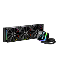 Enfriador Líquido para CPU Gamer-X S360 OEM ODM de Aluminio, 360/240 mm, AIO Blanco con LED ARGB y Rodamiento Cerámico para PC