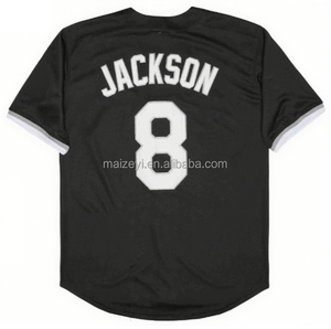 Meilleure qualité cousue personnalisable #35 Frank Thomas #8 <span class=keywords><strong>Bo</strong></span> <span class=keywords><strong>Jackson</strong></span> #72 Carlton Fisk brodé maillot de baseball américain - Product Image 2