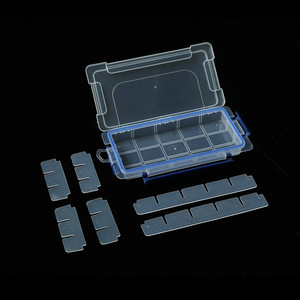 Transparent Plastic Storage Box 15 Compartments With Lid For Jewelry Toys Nail Art Organizing Rectangular Shape - Product Image 3