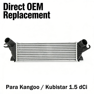 <span class=keywords><strong>Intercooler</strong></span> Radiateur d'air 21410-00QAB pour Renault <span class=keywords><strong>Kangoo</strong></span> Nissan Kubistar 1.5 DCi - Refroidisseur de turbo 480*133mm - Product Image 1