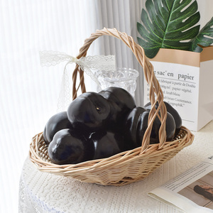 Modelo de Fruta Artificial de Ciruela Negra de Plástico Ecológico para Decoración de Halloween, Navidad, Acción de Gracias y Fotografía - Product Image 5