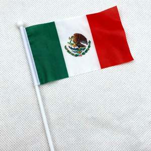 Mini Banderas Nacionales de 14x21cm, Impresas Personalizadas, Banderas Pequeñas Portátiles para Desfiles Deportivos - Product Image 2