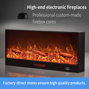 Caminetto Elettrico in Metallo dal Design Moderno con Fiamme Simulate, Telecomando, Mobile TV Decorativo, Riscaldamento Interno Autoportante - Product Image 2