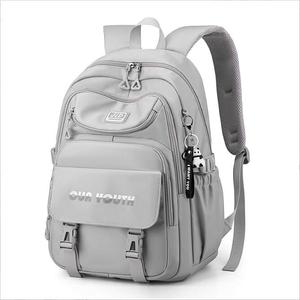 Bonito bolso escolar para estudiantes de color, mochila de doble hombro, bolsillos múltiples, mochila universitaria <span class=keywords><strong>barata</strong></span> al por mayor de fábrica - Product Image 6