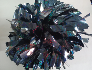 Juego de pompones holográficos brillantes personalizados para niñas, accesorios de porristas de baile para niños, escuadrones de animadoras, espectáculos de espíritu - Product Image 6