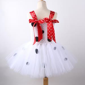 Costume de <span class=keywords><strong>chien</strong></span> <span class=keywords><strong>dalmatien</strong></span>, vache laitière, tutu <span class=keywords><strong>pour</strong></span> bébé fille, avec oreilles, bandeau, nœud papillon, queue <span class=keywords><strong>pour</strong></span> Halloween, cosplay, anniversaire - Product Image 4