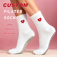 Chaussettes de Pilates et de Yoga Personnalisées à Meilleur Rapport Qualité-Prix, Antidérapantes et Respirantes, Idéales pour les Équipes de Studio et les Commandes en Gros