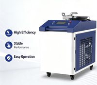 Machine de nettoyage au laser à fibre portative 6000W, refroidissement par eau, pour l'élimination de la rouille, de la peinture et de l'oxyde