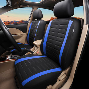 Anjuny - Juego Completo de Fundas de Asiento de Coche de Cuero Universales para ES350/Sportage/Maxima/RX350/<span class=keywords><strong>Avensis</strong></span> con Diseño Deportivo, 5 Piezas - Product Image 4
