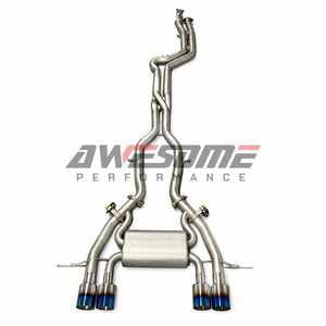 Nuevo escape Catback Valvetronic estilo Z-PIPE para <span class=keywords><strong>BMW</strong></span> M3/<span class=keywords><strong>M4</strong></span> G80/G82 M2 G87 S58, silenciador <span class=keywords><strong>de</strong></span> escape con tubo intermedio <span class=keywords><strong>de</strong></span> longitud igual y tubo en Z - Product Image 2