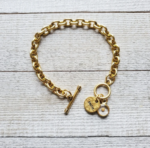 Pulsera de acero inoxidable 316L de alta calidad, pulsera de joyería cristiana <span class=keywords><strong>para</strong></span> <span class=keywords><strong>mujer</strong></span>, pulsera de regalos con versículo bíblico - Product Image 1