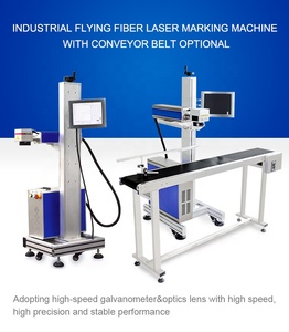 ماكينة وضع العلامات بالليزر لخط التجميع لإنتاج صناديق الترميز البلاستيكية المعدنية مع محرك كمكون أساسي - Product Image 4