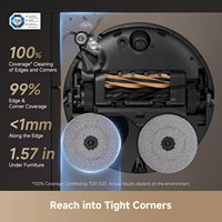DREAM X50Ultra Aspirateur Robot Complet sur Chenilles 20000Pa Auto-Nettoyant Automatique LDS VSLAM APP Nettoyage Humide/Sec EU HEPA