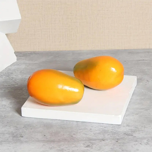 Modelo de Fruta de Papaya Artificial de PVC de 11*7.5cm para Decoración del Hogar, Halloween, Navidad, Regreso a Clases, Accesorios Falsos - Product Image 3
