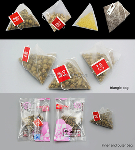 Infuseur tout-en-un en maille de nylon PLA pour sachet de thé en fibre de maïs <span class=keywords><strong>Pyrami</strong></span> Triangle intérieur Dip Enveloppe extérieure Sachet Pouch Machine d'emballage alimentaire - Product Image 6