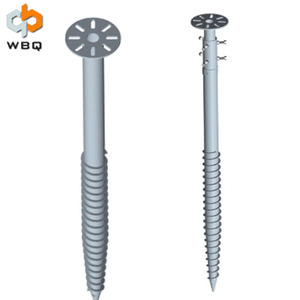 Anclaje <span class=keywords><strong>de</strong></span> poste <span class=keywords><strong>de</strong></span> pila <span class=keywords><strong>de</strong></span> tornillo <span class=keywords><strong>de</strong></span> tierra helicoidal galvanizado ISO - Product Image 1