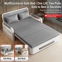Canapé-lit convertible multifonctionnel de qualité supérieure, canapé-lit pliable de luxe avec rangements