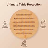 Set de Napperons de Table en Bambou Creux Isolants Thermiques Antidérapants – Luxe et Créativité pour Hôtels et Restaurants