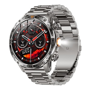 Montre connectée OEM AK91 avec appels Bluetooth, batterie de 1000 mAh, écran de 1,7 pouces, étanche IP68, tracker d'activité avec lampe torche et boussole pour hommes - Product Image 1