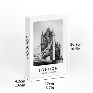 <span class=keywords><strong>Livre</strong></span> décoratif de luxe à couverture rigide 2026 pour hôtel, table basse, avec pages vierges - Product Image 6
