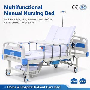 Krankenhausbett für Patienten mit Toiletten- und Kommodenfunktion, Medizinisches Pflegebett für die Frühe Heimpflege - Product Image 1