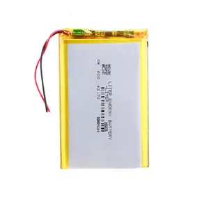 105575 3.7V 5000mah גדולה קיבולת ליתיום פולימר סוללה כוח נייד סיטונאי