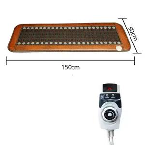 <span class=keywords><strong>Matelas</strong></span> <span class=keywords><strong>chauffant</strong></span> électrique en pierre de germanium et jade 150*50CM, multifonctionnel, avec pierres de jade naturelles et tourmaline, pour lit, canapé et yoga - Product Image 1